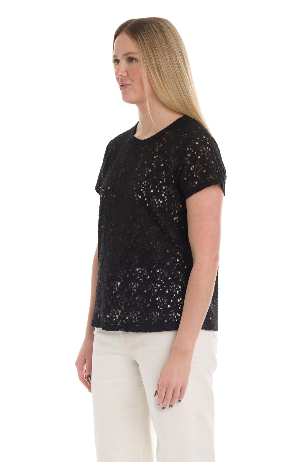 Baby fit lace tee