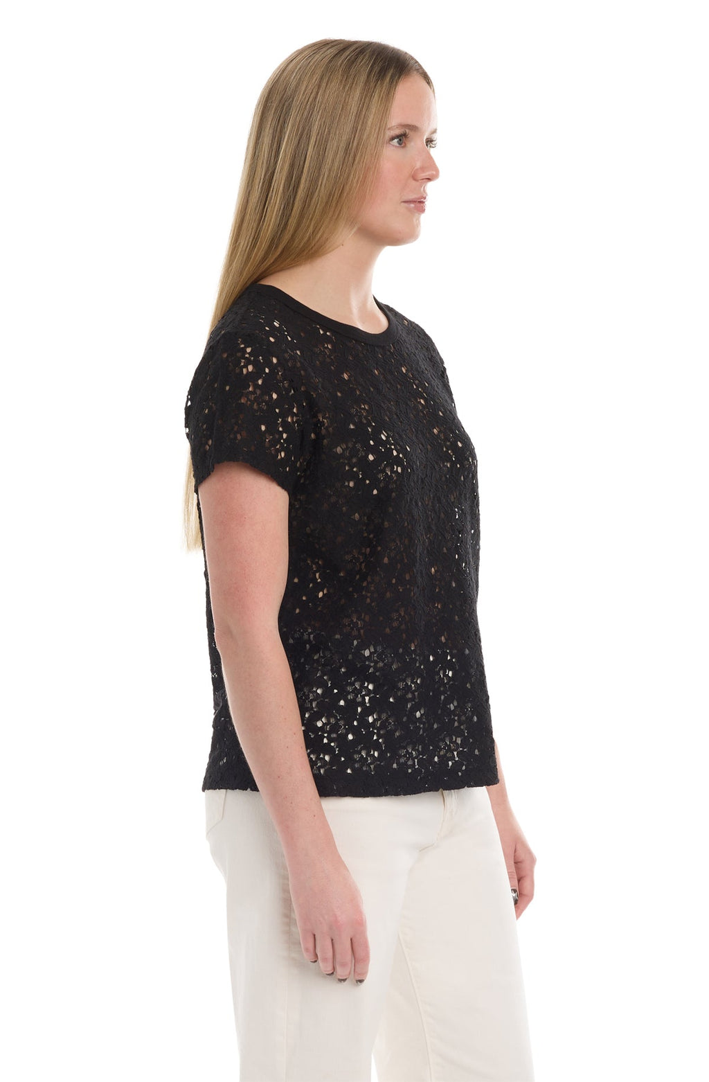 Baby fit lace tee