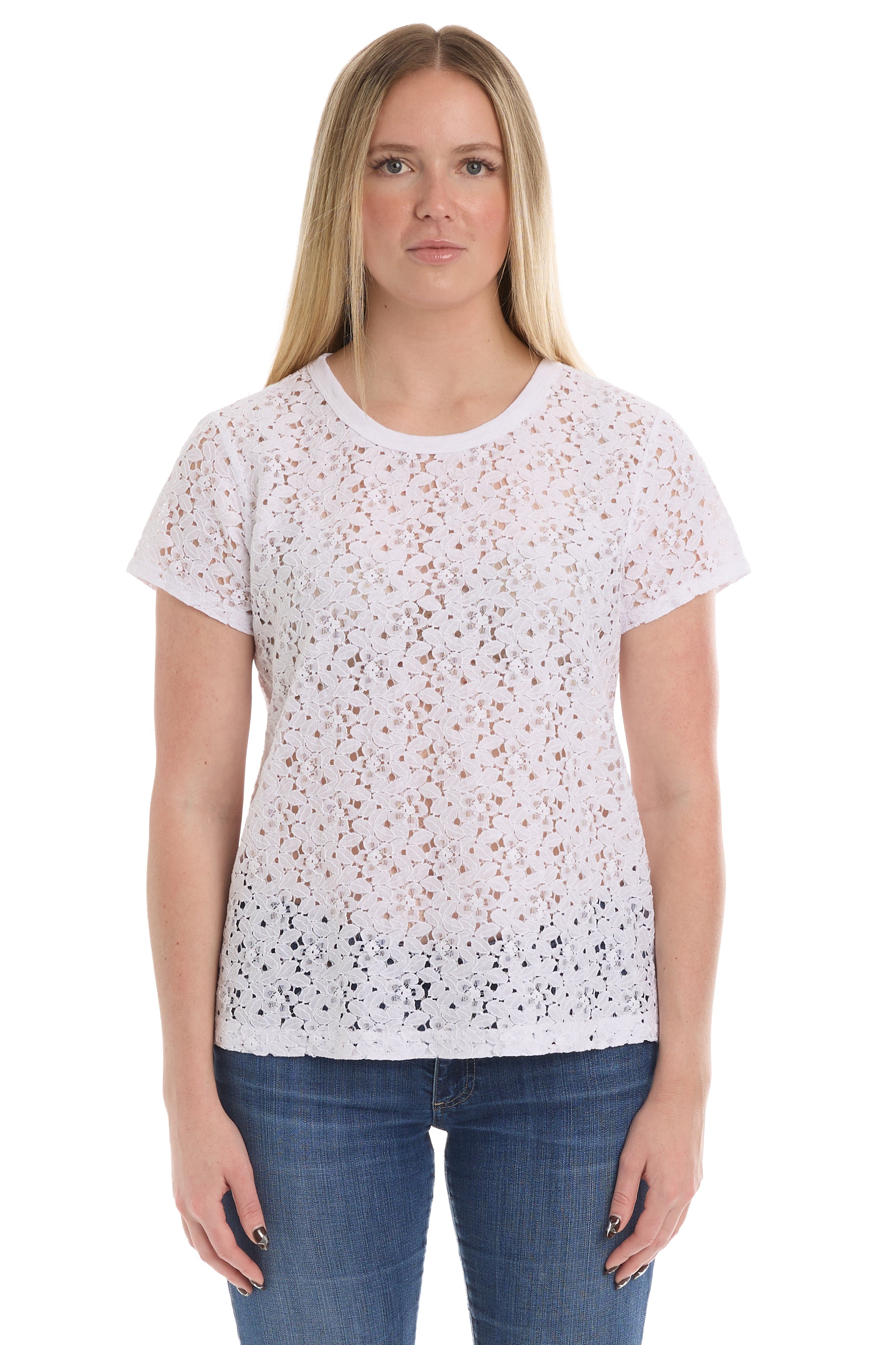 Baby fit lace tee