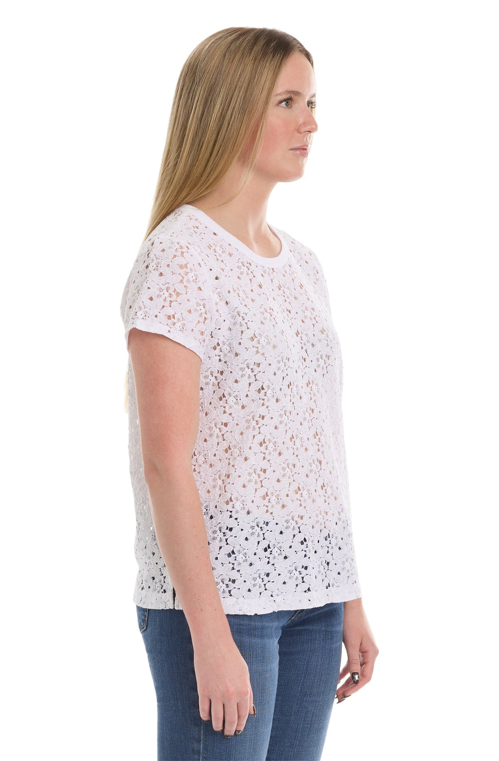 Baby fit lace tee