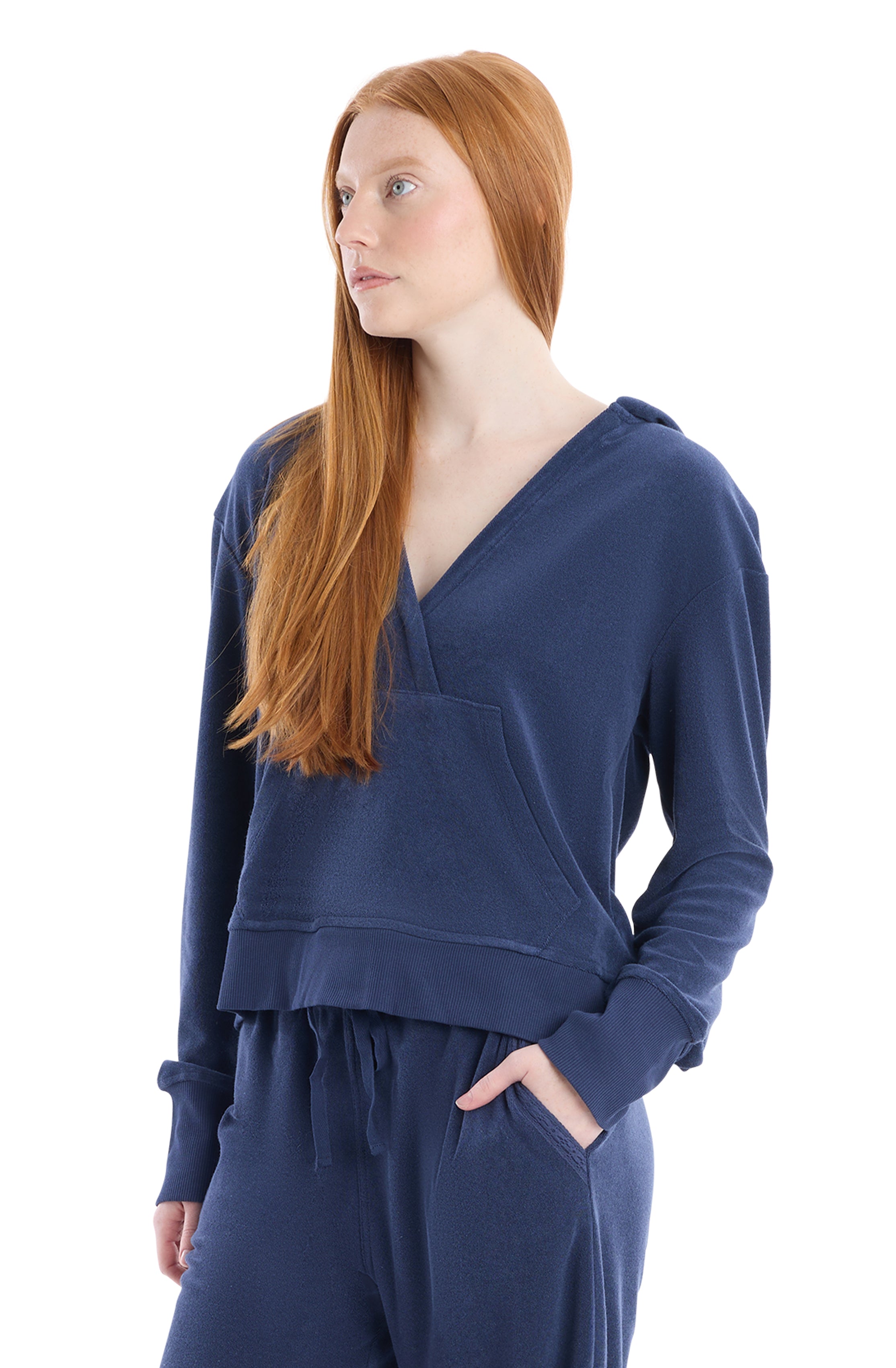 Hoodie with kangaroo pocket