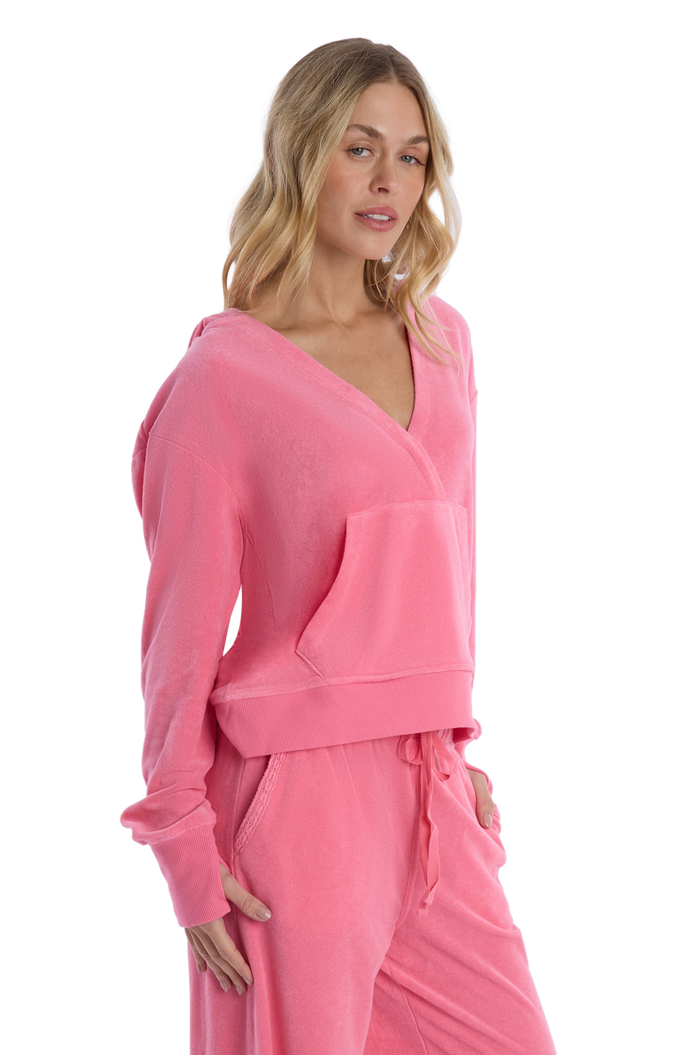 Hoodie with kangaroo pocket