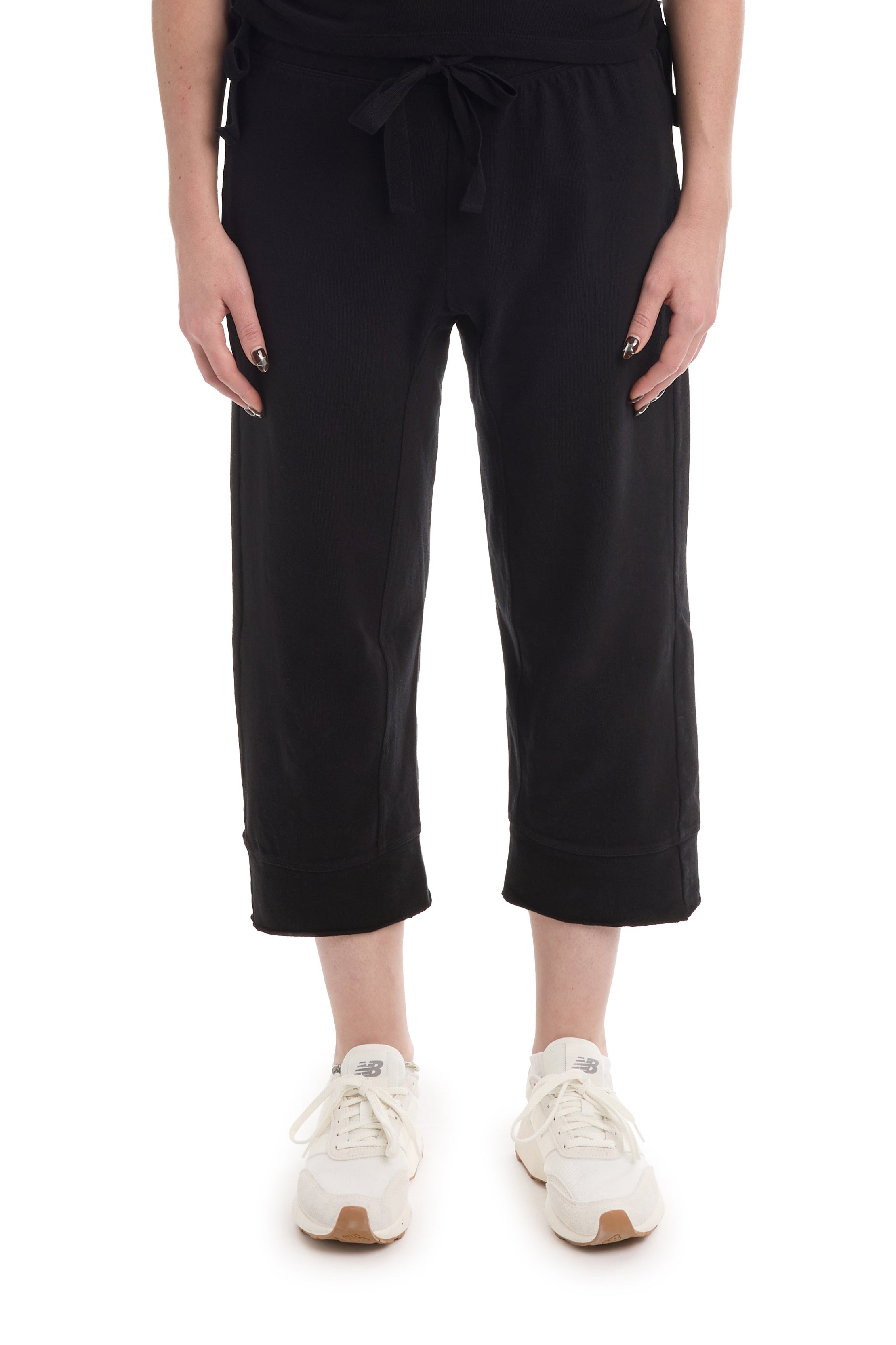 Crop Raw Jogger Easy Fit Pants