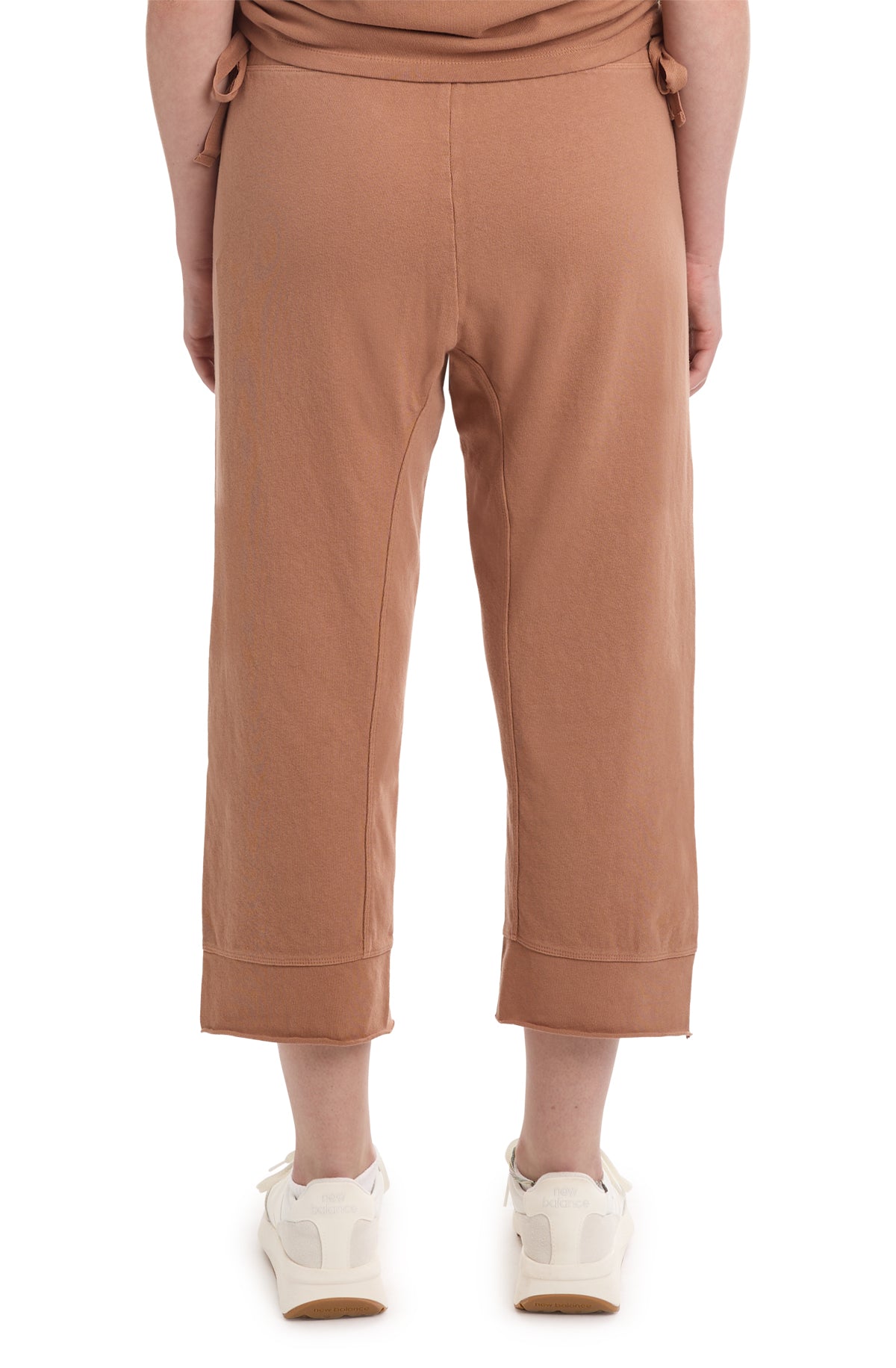 Crop Raw Jogger Easy Fit Pants