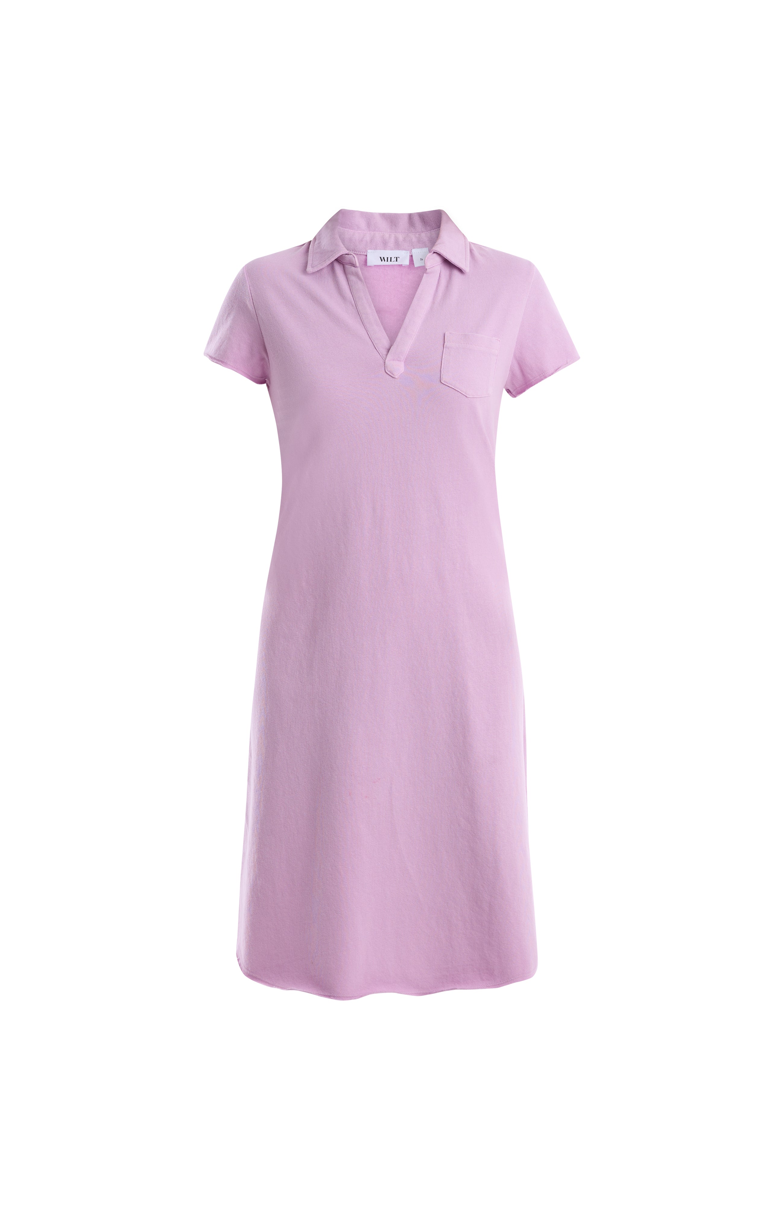 Polo dress with chest pocket
