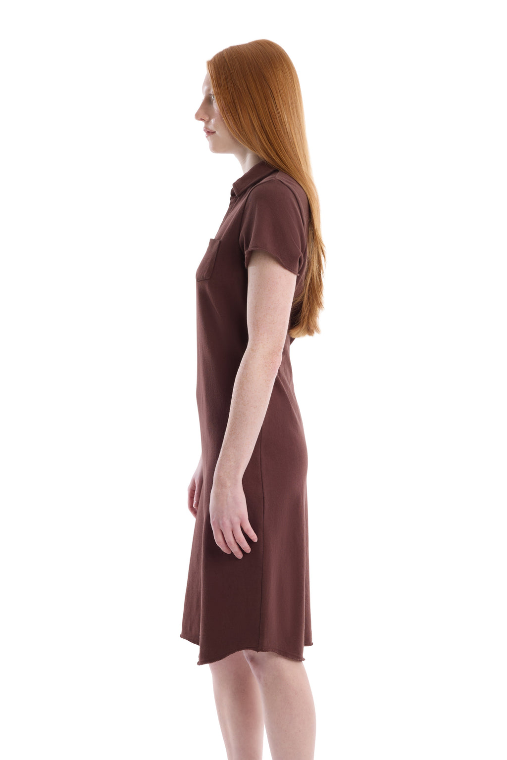 Polo dress with chest pocket