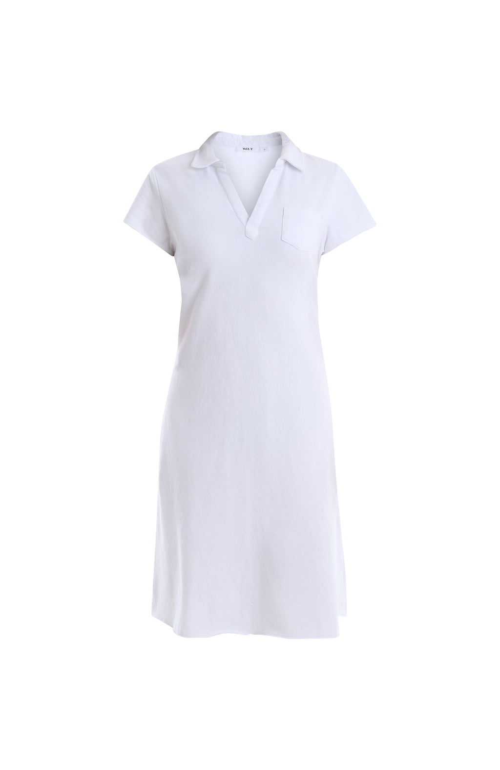 Polo dress with chest pocket