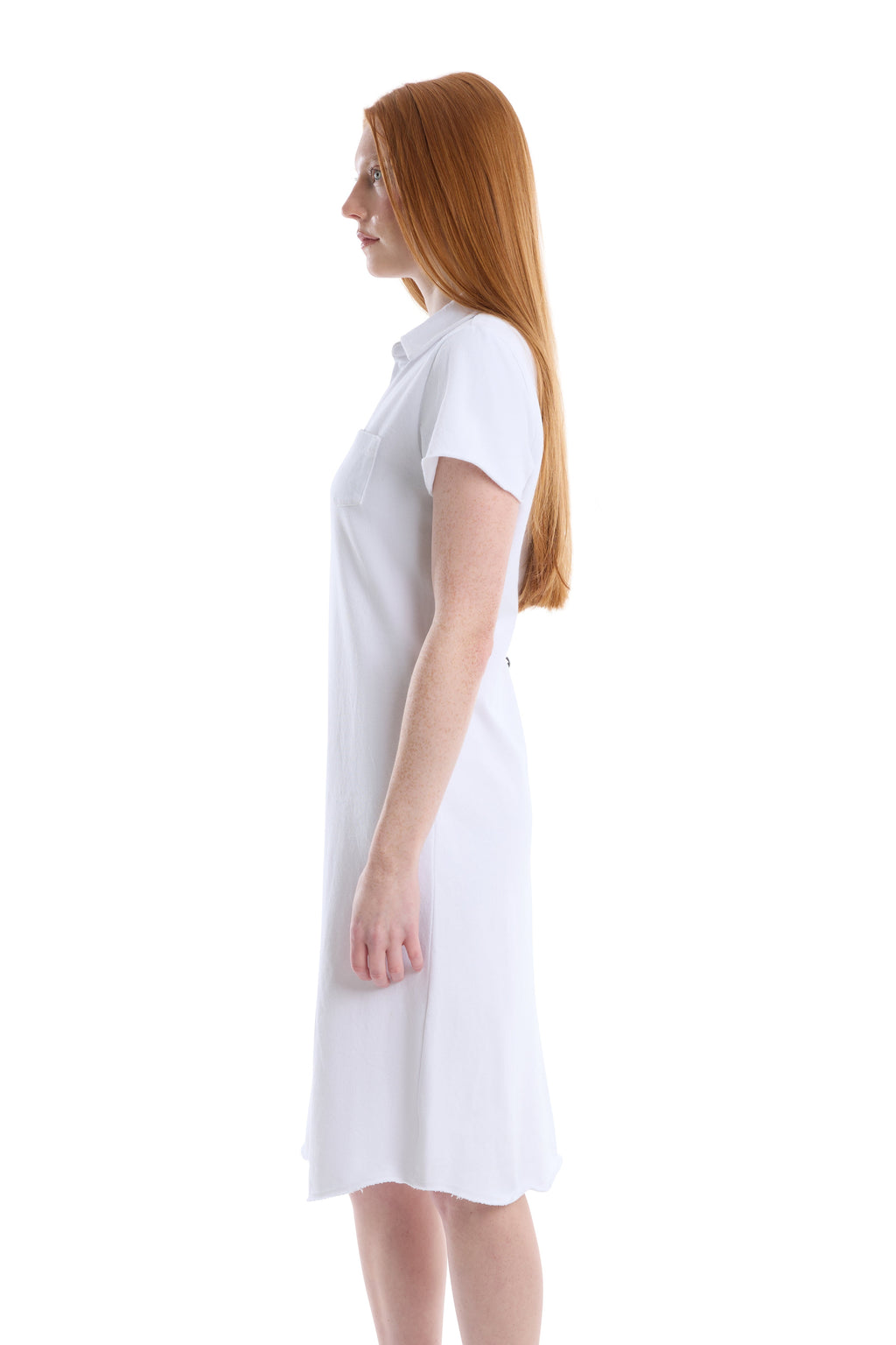 Polo dress with chest pocket