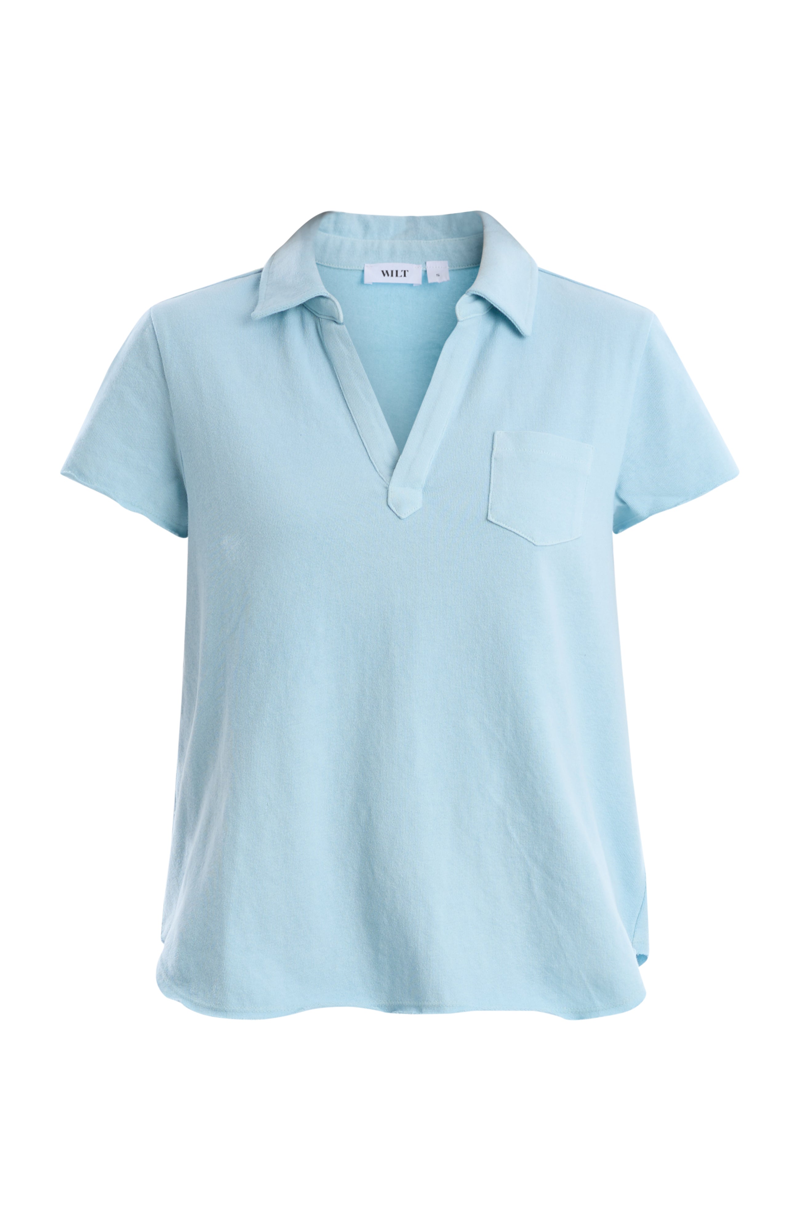 Polo with chest pocket