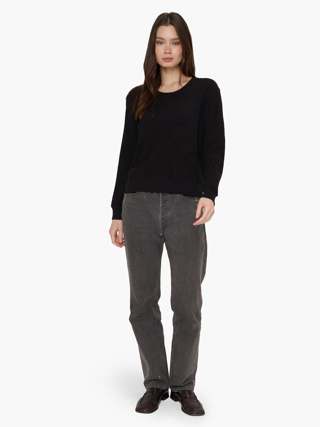 Seamed Pocket Sweatshirt