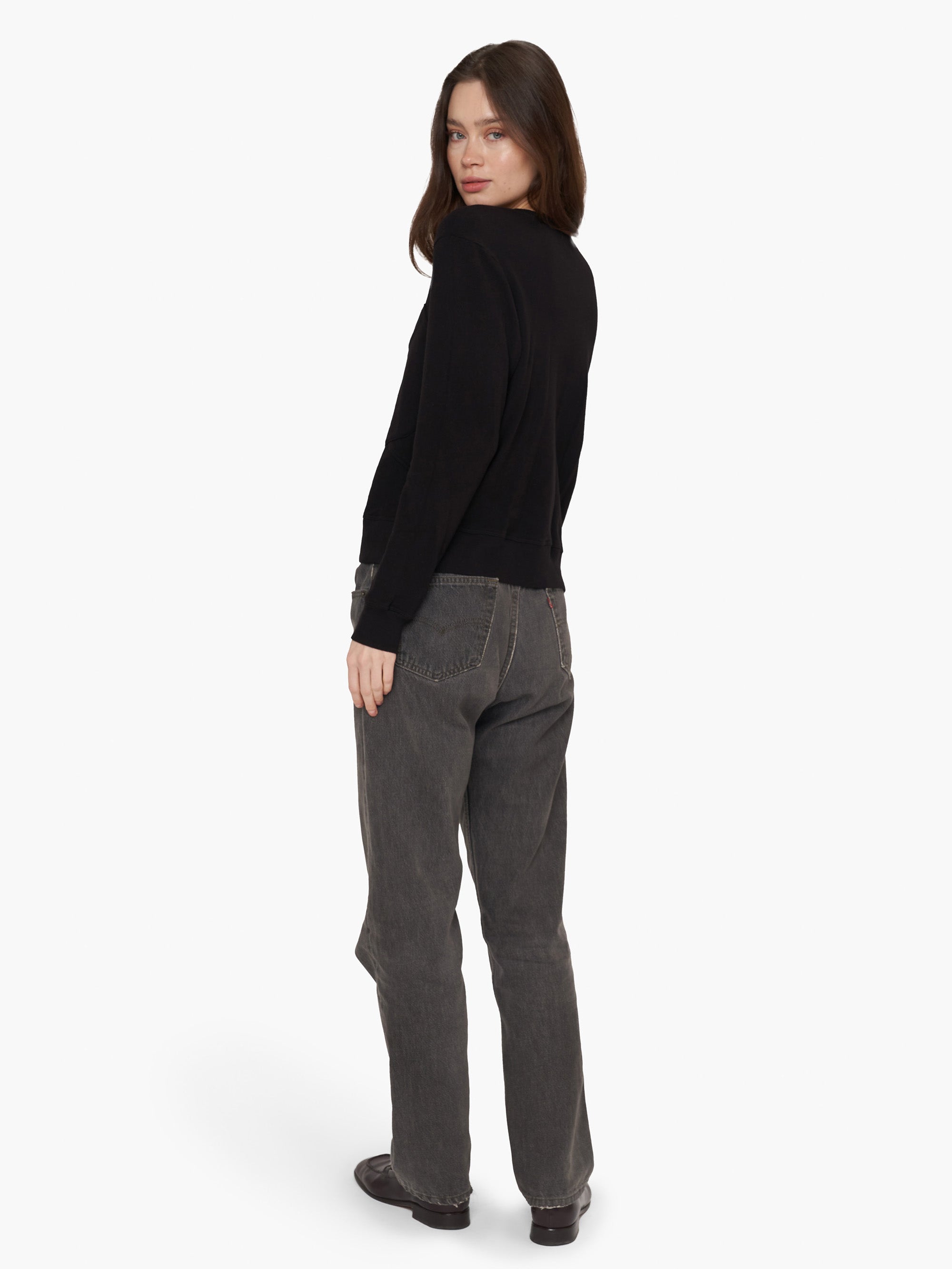 Seamed Pocket Sweatshirt