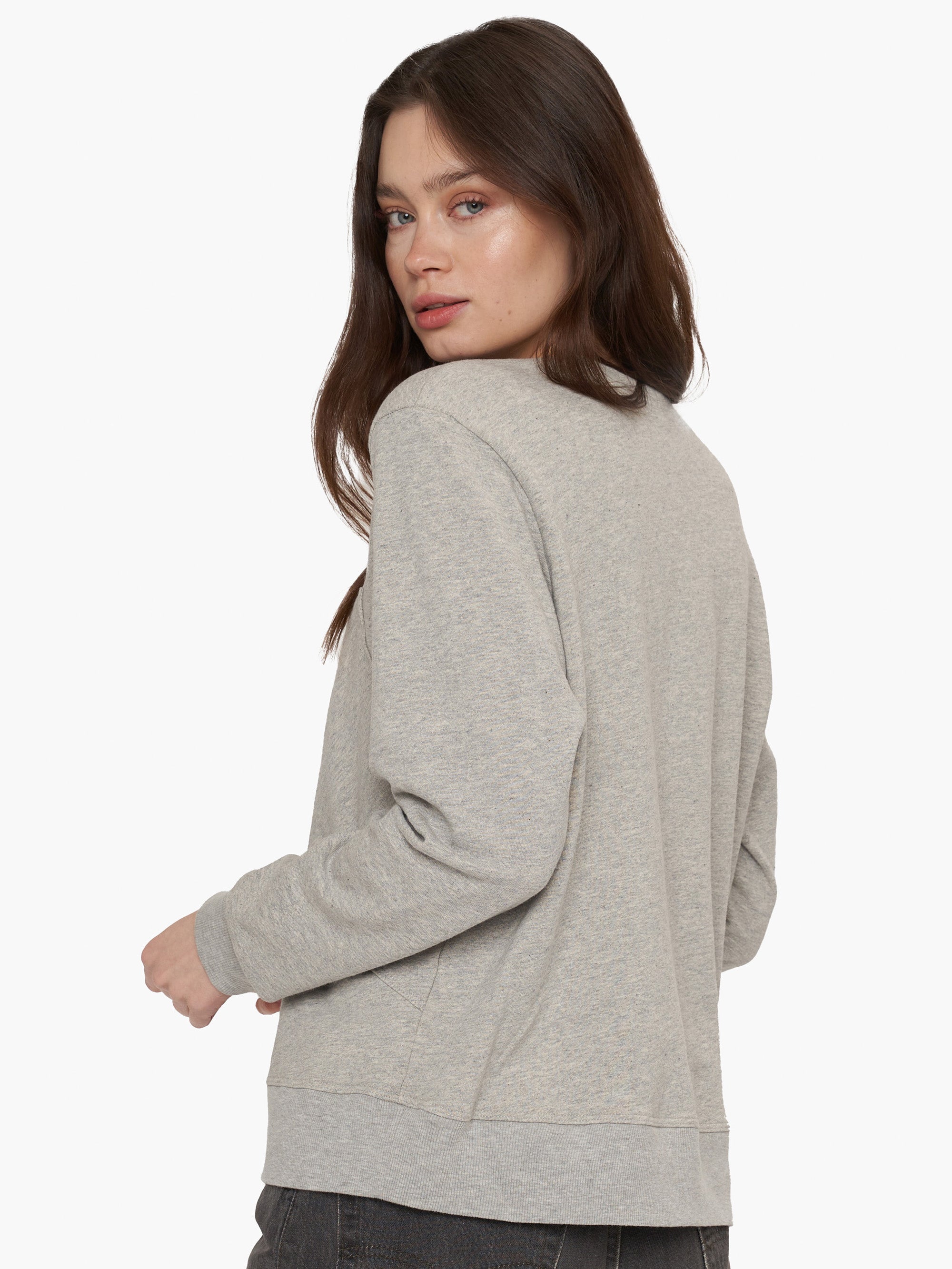 Seamed Pocket Sweatshirt