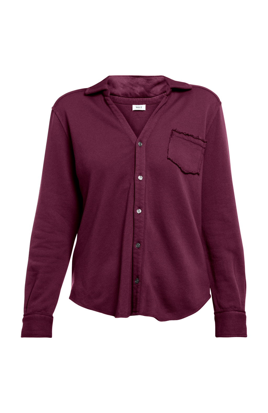 Button Front Sweatshirt