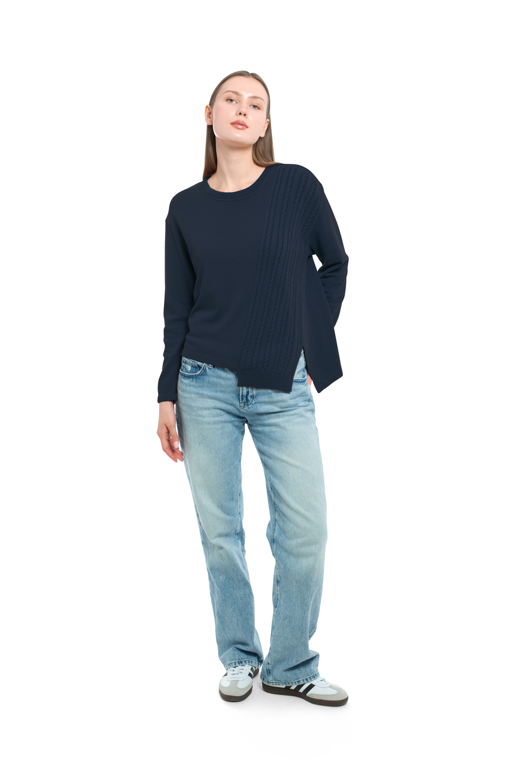 Round Neck Sweatshirt