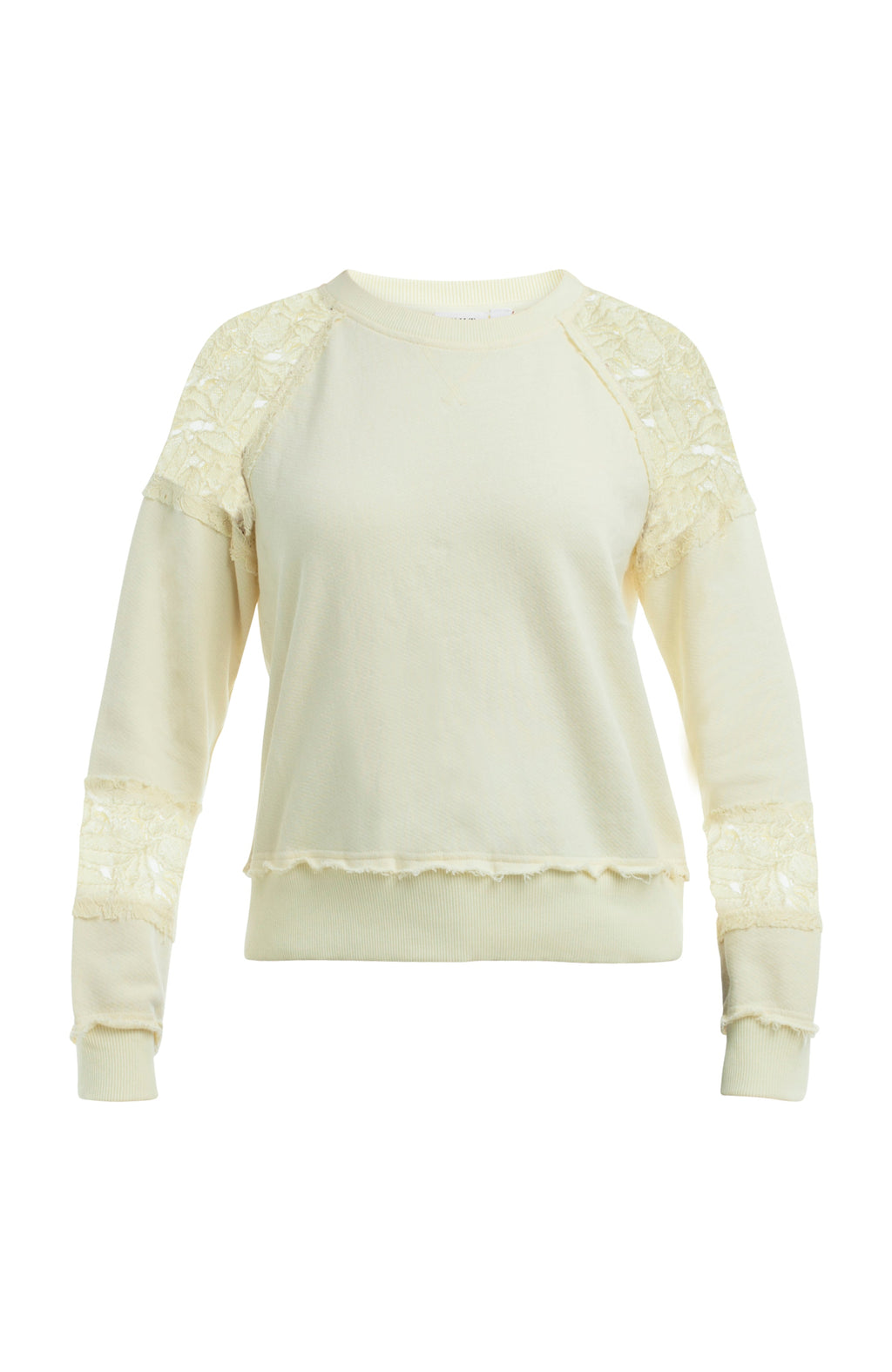 Sweatshirt with Lace Details