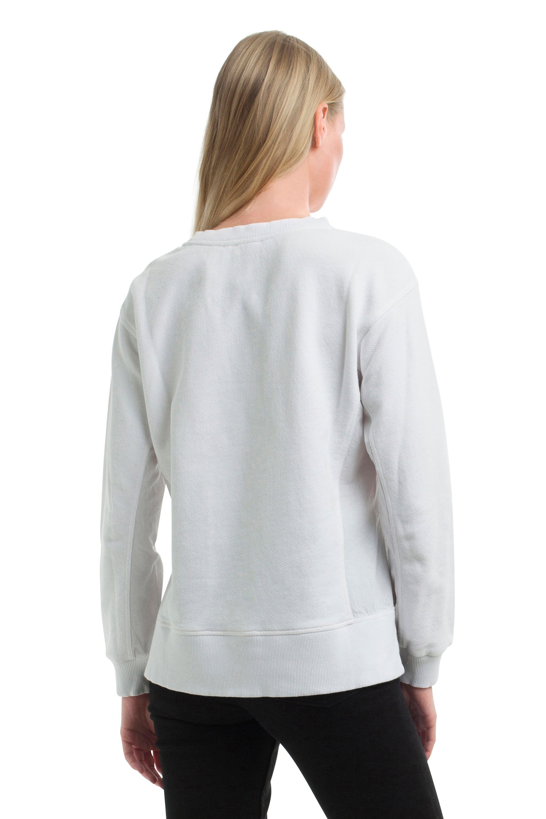 Woven Side Panels Sweatshirt