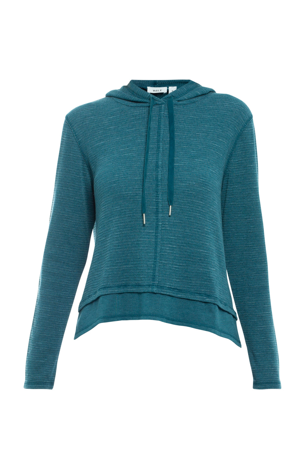 Long Sleeve Double Peplum Hoodie