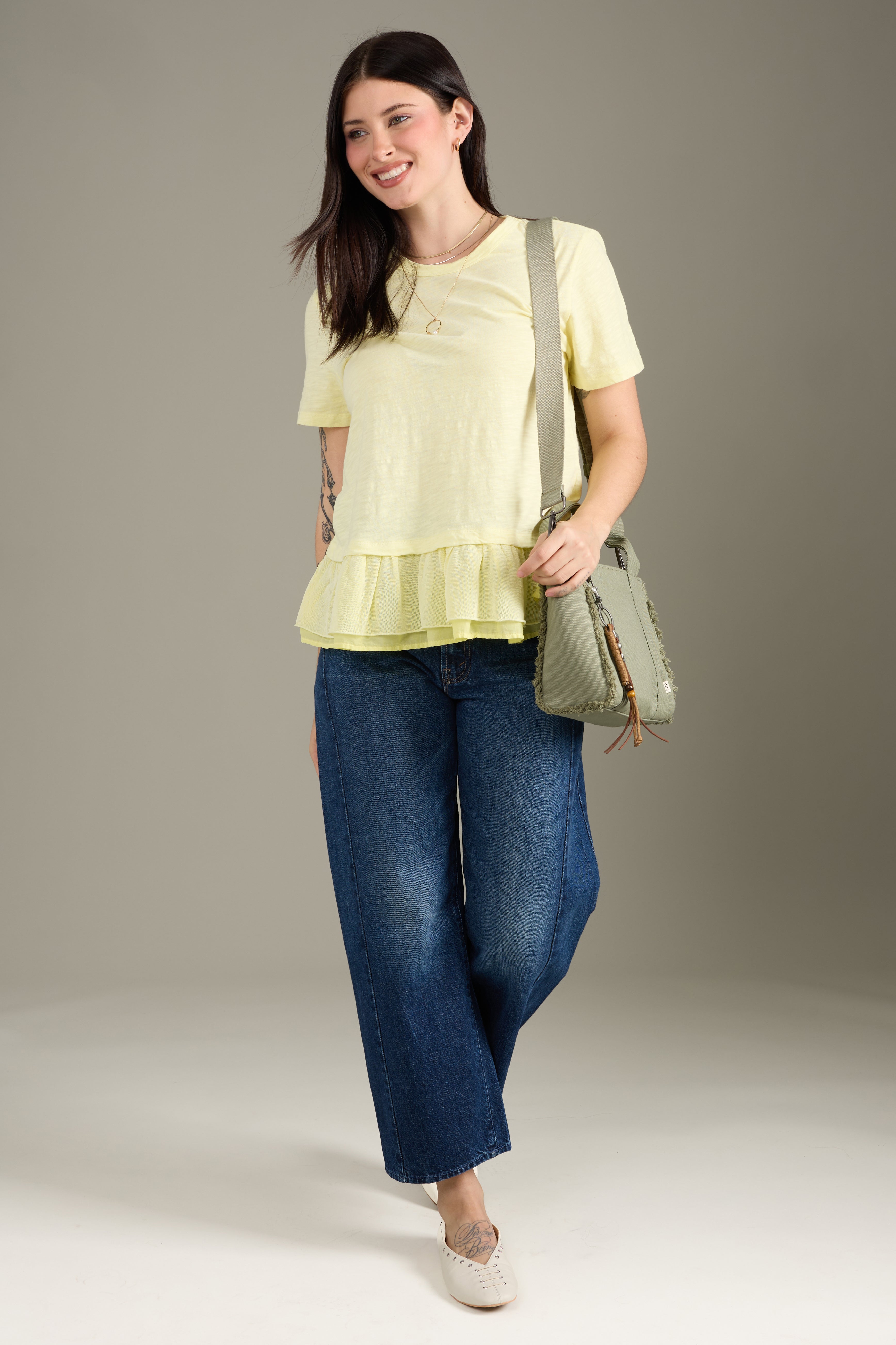 Selma Frayed Mini Tote